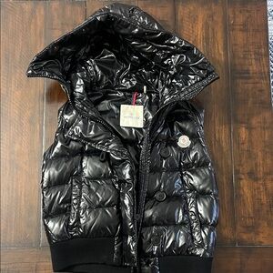 Moncler Glossy Black Puffer Jacket